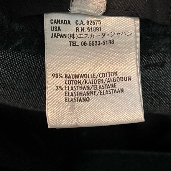 Vintage ESCADA Dark Wash Blue Jeans. High-Rise Mom Jeans. Size 40/US 10/Medium - Picture 7 of 14